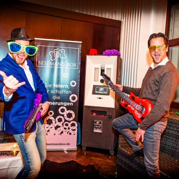 Echtes Fotobox-Bild der BestMan’s Box – Fotobox mieten Luxemburg